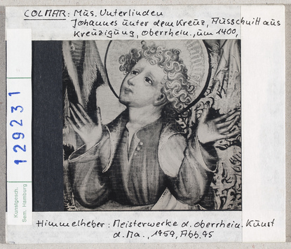 Vorschaubild Colmar, Museum Unterlinden: Kreuzigung (Detail): Johannes unter dem Kreuz 